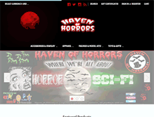 Tablet Screenshot of havenofhorrors.com